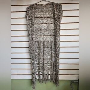 Cato Knit Sleeveless Duster Sweater